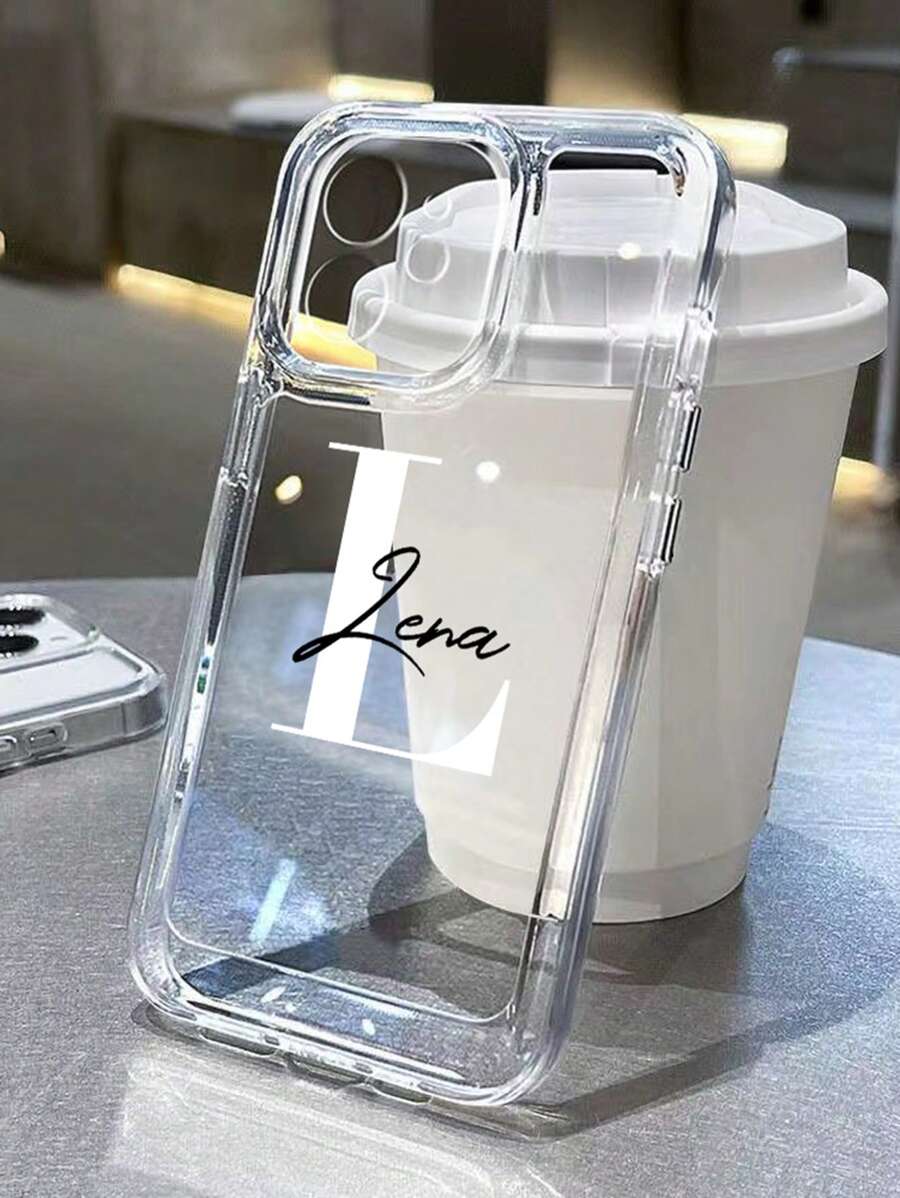 1 件透明防震个性化名称外壳适用于 16 15 14 13 12 11 Pro Max Galaxy A55 A54 A53 A35 A34 A33 A16 A15 A13 A06 A05 A25 A24 A23 A22 S25 S24 Ultra S23 Plus S22 S21 S20 FE Redmi Note 13 12 11 10 Pro 9A 9C 12C 13C 10A 10C Poco X6 Pro 5G X5 X4 X3 NFC Mi 14 13 11 12 Lite 12T 11T 豪华软硅胶保险杠全覆盖定制 DIY 外壳 - 無色 - 查看 1