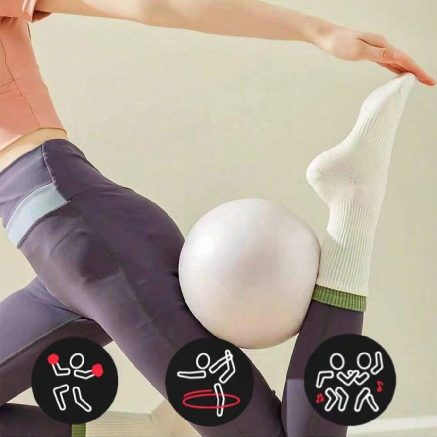 运动户外瑜伽袜普拉提健身袜女士 - 四季专业运动袜带硅胶防滑普拉提袜室内工作室袜子运动袜防滑袜 - 彩色 - 查看 1