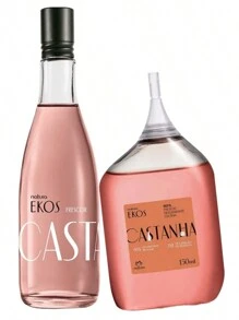 Ekos Frescor Castanha - Natura Women's Perfume 150ml - Choose Yours: Regular Cologne, Refill Or Kits - [套件] 栗子新鮮度 1 件常規 + 1 件替換裝 - 查看 2