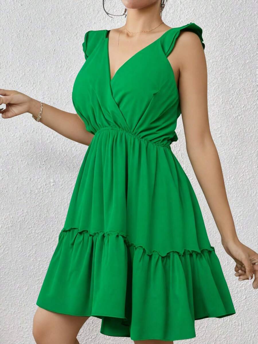 Women Dresses - màu xanh lá - Xem 1