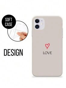 1pc Perforated High-Transparency Heart Custom Colorful Thickened Anti-Fall Painted Phone Case Protective Cover Compatible With Iphone 16/16 Pro/16 Plus/16 Pro Max, IPhone 15 Pro Max, Apple P13, P14, P11, P12, XS, XR, 7/8P, 7/8GES2, A50, A12, A32, A52, A72, A51, A21S, A13, A14, S22 Ultra, S23, A33, A53, S20 FE, Redmi 11, 12 Pro, 12/12X, Note 11, 9A, 9C, Poco X3 NFC, Redmi 10, 9, Note 9, 12C, Note 11 Pro, Redmi 10C, Note 8 Pro