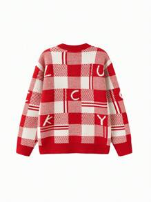 Balabala 2025 Fashionable Knitted Pullover Sweater For Young Girls - Red - View 7