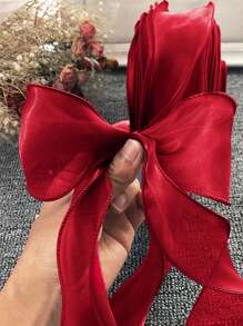 2 CÁI/1 CÁI, Ruy băng satin 850CM có viền, Ruy băng organza đuôi cá, Dùng để trang trí ngày lễ, Đóng gói, Tiệc tùng, Viền bánh sinh nhật, Trắng tinh khiết, Hồng, Đỏ Vải tuyn gợn sóng tự làm, Viền hoa ren, Thích hợp để cắm hoa, Gói quà, Làm nơ, Đám cưới, Trang trí tiệc ngày lễ, Trở lại trường học, Ngày lễ tình nhân - Nhiều màu - Xem 4