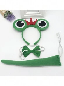 Diadema con dibujos animados, tocado de príncipe y princesa rana para disfraces, actuaciones y uso cosmético - Multicolor - Ver 27