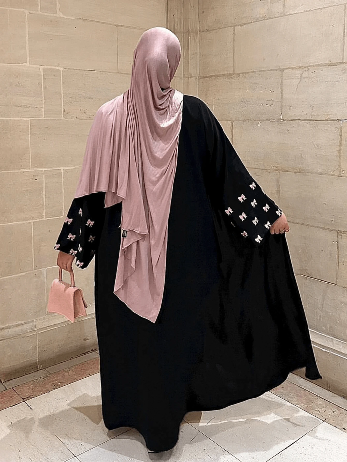 Elegant Butterfly Embroidery Dubai Party Dress, Abaya Cardigan Dress ...