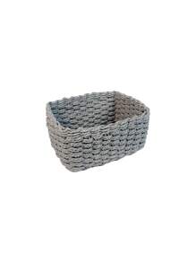 1 pezzo di cestino portaoggetti intrecciato a mano, design intrecciato creativo per cestino portaoggetti per la casa, organizzazione e conservazione domestica, adatto per soggiorno, camera da letto, dormitorio e accessori per ufficio, decorazione per la casa, decorazione in stile fattoria, Cestino portaoggetti in erba marina in stile boho con accenti in legno e rattan, decorazione moderna per patio e giardino