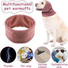 3-Piece Set Of Dog Ear Muffs, Noise Protection Cover, Hearing Pack, Ear Muffs, Winter Scarf