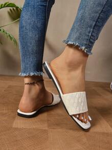 Women Plus Size Comfortable Casual Daily Wear Flat Slippers