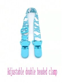 1 Piece Customizable Name Baby Toy Pacifier Chain Anti-Drop Clip, Baby Agargel Anti-Lost Rope Lanyard, Anti-Drop Strap With Double Head Clip, Cute Custom Pattern For Boys & Girls, Custom Baby Pacifier Clip Universal Soothing Clip, Glove Drop Clip For Halloween, Baptism, Thanksgiving, Gift Baby Shower Home Decor Gift Winter Night Gift Back-To-School Winter Gift Ideas For Boys & Girls,Graphic Print