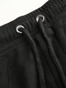 Women Spring And Fall Two Pieces Set High Stretchy And Hoodie Women Fashionalbe Solid Color Hooded Jackets & Leggings - Black - View 9