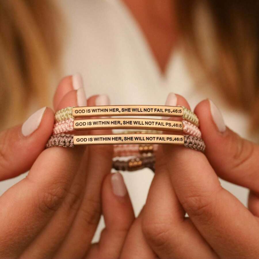 1 pièce Bracelet corde tressée fait main personnalisé, bracelet en pierre gravé personnalisé, convient pour le port quotidien, l'anniversaire de couple, la Saint-Valentin, l'anniversaire, les festivals, cadeau de couple de la Saint-Valentin, argent, stylé, coloré, vintage, simple, unisexe, décontracté, mignon, personnalisé, unique, idéal pour lui, idéal pour elle, elle, petit ami, petite amie, papa, maman, famille, amis, pour les anniversaires, pour les anniversaires, pour la remise des diplômes, pour le bal de promo, pour la fête, cadeaux pour la fête des mères