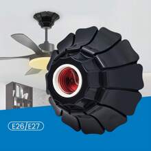 CILIA 1/2/4pcs,Lamp Bulb Socket, E26/E27 ,Screw Light Shade,Textured Roundness Petal Embossed Ceiling Bulb Fixing Holder, For Home