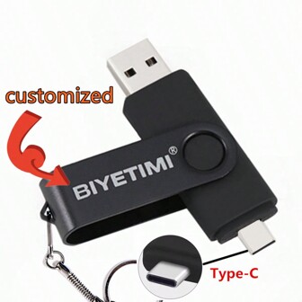 Laser Printin Logo Usb Flash Drive 64gb Pen Drive Type C Colorful Flash Disk 32GB Cle Usb Storage Device High-Speed Memory Stick Red Customized Logo