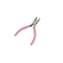 1 pieza Alicates mini profesionales con mango de polvo de joyería, pequeños y convenientes para manualidades de joyería DIY