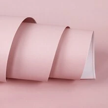 1Roll Macaron Color Self-Adhesive Wallpaper, Simple Solid Colors Wall Stickers, Size 40/60/80cm Wide, Peel And Stick Contact Paper, Aluminum Foil-Heat-Resistant, Waterproof, Moisture-Proof, Suitable For Bedroom Living Room Kitchen Study Room Home Decor, Wardrobes Cabinets Tables Furniture Renovations, Tenant Friendly, Easy To Install