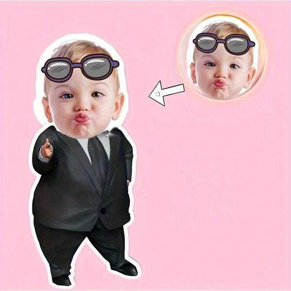 1pc Customized 3D Printed Personalized Mini Photo Throw Pillow - Classic Holiday Theme Decor, Double-Sided Print Washable With Zipper Closure, Polyester Fabric, Ideal Gift For Easter, Christmas, Valentine's Day, Anniversary, ,Breathable,Lightweight,Washable,Cute,Love,Warm,Soft,Comfortable,Simple,Custom,Personalized,Unique,Him,Her,Boyfriend,Girlfriend,Dad,Mom,Family,Friends,Bed,Car,Bedroom,Tea Room,Living Room,Sofa