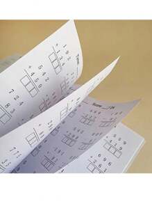 32 Page Addition And Subtraction Within 1000 Math Workbook, Math Practice Book Activity Worksheets - How Many - View 6