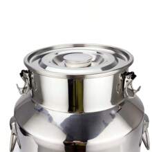 Quiltern 201 Stainless Steel Sealed Bucket / 18L With Wine Dipper - Silver - View 2