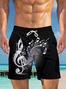 Men's 3D Hawaiian Beach Shorts For Summer - Multicolor - View 4