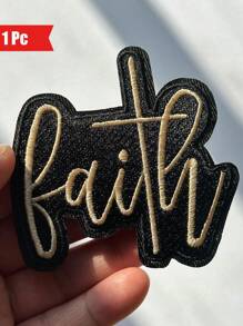 aprille 1/2PCS "BAITH" Embroidered Iron On Patches For Clothing Jeans Jacket Embroidery Star Applique Clothes Sticker Eagle Armband Stripes Badge