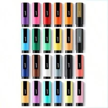 Limited Edition 24 Colors Japanese UNI Mitsubishi Acrylic Paint Marker Pens, For Pop Art Posters, Graffiti, Body Painting, Overlapping Colors, Fine Tip & Broad Tip, Waterproof Pens, Art Supplies, Oil-Based Paint Pens