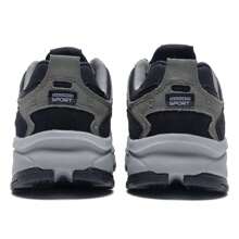 Skechers Tênis de Corrida Respirável e Acolchoado com Amortecimento de Impacto para Homens - Preto - Visão 5