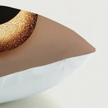 4pcs Ramadan Golden Moon And Lantern Printed Cushion Cover Set, 45*45cm Single-Sided - Multicolor - View 3