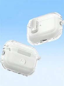 Cute Anti-Drop Automatic Clear Headphones Case Compatible With AirPods 1 2 3 4 Soft Compatible With AirPods Pro 2 Lock Anti-Lost Protective Cover