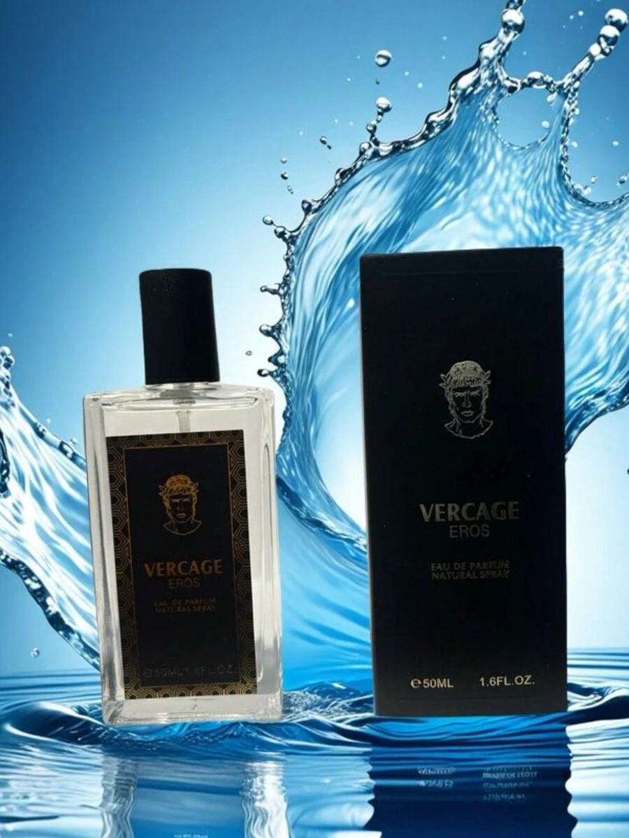 Vercage Eros Men's Fashion Parfum, New Packaging 50ml A Refreshing Fragrance, With A Marine, Aquatic Aroma - 木質香調 - 查看 1