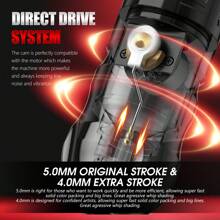 XNET 1PC Titan270 Bezprzewodowa Maszynka Do Tatuażu Długopis Silnik Bezszczotkowy o Wysokim Momentu Obrotowym Z 4.0/5.0mm Skok 2400 mAh Bateria Dla Artysty Tatuażu