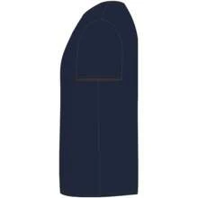 B&C Mens Exact VNeck Short Sleeve TShirt (Navy Blue) - 100% Cotton - Blue - View 3