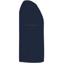 B&C Mens Exact VNeck Short Sleeve TShirt (Navy Blue) - 100% Cotton - Blue - View 4