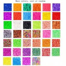 2700+ Loom Bands Set, 32 Farben Gummi Twist DIY Nachfüll Armband Bastel-Set mit Perlen Zubehör für Mädchen Jungen Starter Geschenk Schmuckherstellung Bastelbedarf Zufallsfarbe