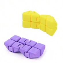 3D Printed Infinity Cube, Stress Relief Toy, Endlessly Foldable Cube Toy - Multicolor - View 5