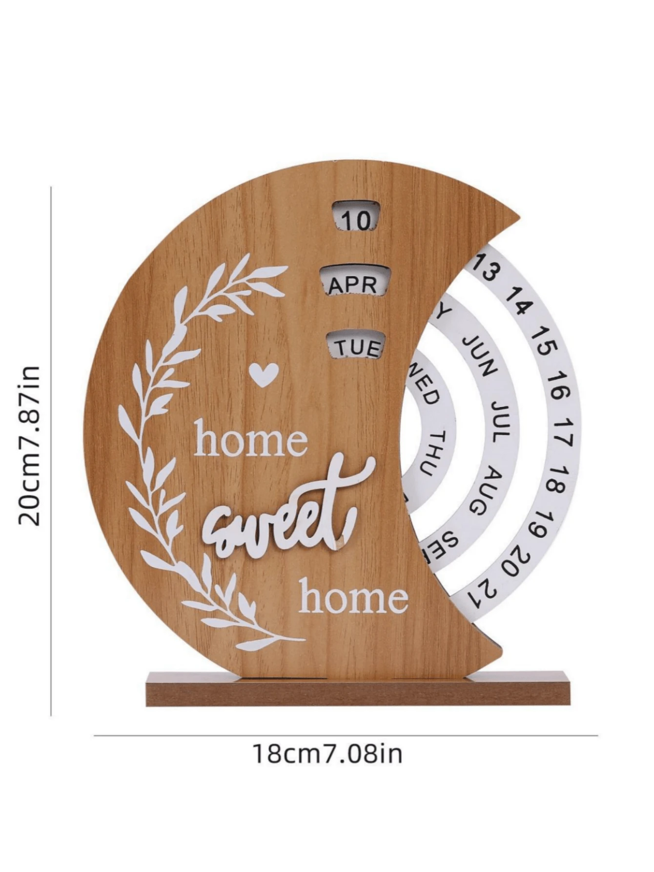 1pc Vintage Wooden Perpetual Calendar Desktop Office Decoration 1pc-vintage-wooden-perpetual-calendar-desktop-office-decoration