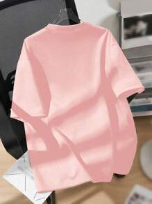 Tween Girl Cute Sunny Girl Butterfly & Slogan Print Pullover Crew Neck T-Shirt, New Spring/Summer Collection