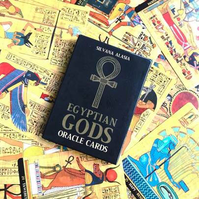 Best Selling Egyptian Gods Oracle Card Fate Divination Prophecy Card Family Party Game Tarot Card Deck