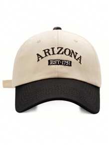 1 Unisex całoroczna modna czapka baseballowa z ochroną przeciwsłoneczną i haftem 3D Arizona1751