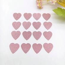 50 Pieces Silvery,Of Gold And Rose Gold Heart Confetti - Perfect For Weddings, Valentine's Day, Anniversaries And DIY Table Decorations