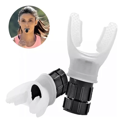 2 Pcs Entrenador de Respiración para Fortalecer Pulmones, Ejercitador Pulmonar de Alta Calidad, Diseño Compacto y Portátil para Aumentar Capacidad Respiratoria - Ideal para Ejercicio de Cardio, Running y Entrenamiento Deportivo