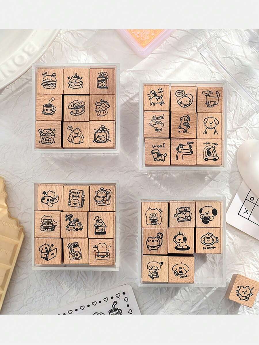 Timbri trasparenti per libri di gatti per realizzare cartoline Timbri in silicone trasparenti con fiori Decorazioni per scrapbooking fai-da-te Timbro di gomma per diario  36