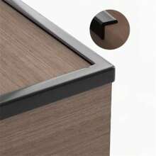 1 pieza Moldura flexible de esquina de 4 cm x 2 m, moldura de pared autoadhesiva, protector de esquina de pared interior y exterior para bordes de pared, piso, ventana, puerta, techo, mostrador - Multicolor - Ver 13