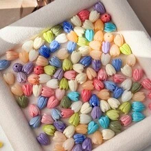 12 Peças Botões de Flor Prensada de Conchas, Variedades de Rosas, Tulipas, Brincos Elegantes DIY, Pulseira, Colar, Artesanato de Joias