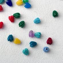 12 Peças Botões de Flor Prensada de Conchas, Variedades de Rosas, Tulipas, Brincos Elegantes DIY, Pulseira, Colar, Artesanato de Joias