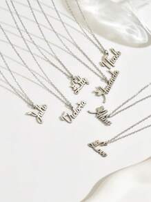 1 Pieza Collar personalizado con nombre Collares personalizados para mujeres Collar con nombre personalizado Joyería con colgante Regalo para mujeres