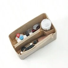 1pc Small/Medium/Large/X-Large Multi-Functional Liner Inner Cosmetic Bag, Toiletry Organizer Pouch - Foldable Removable Inner Bag