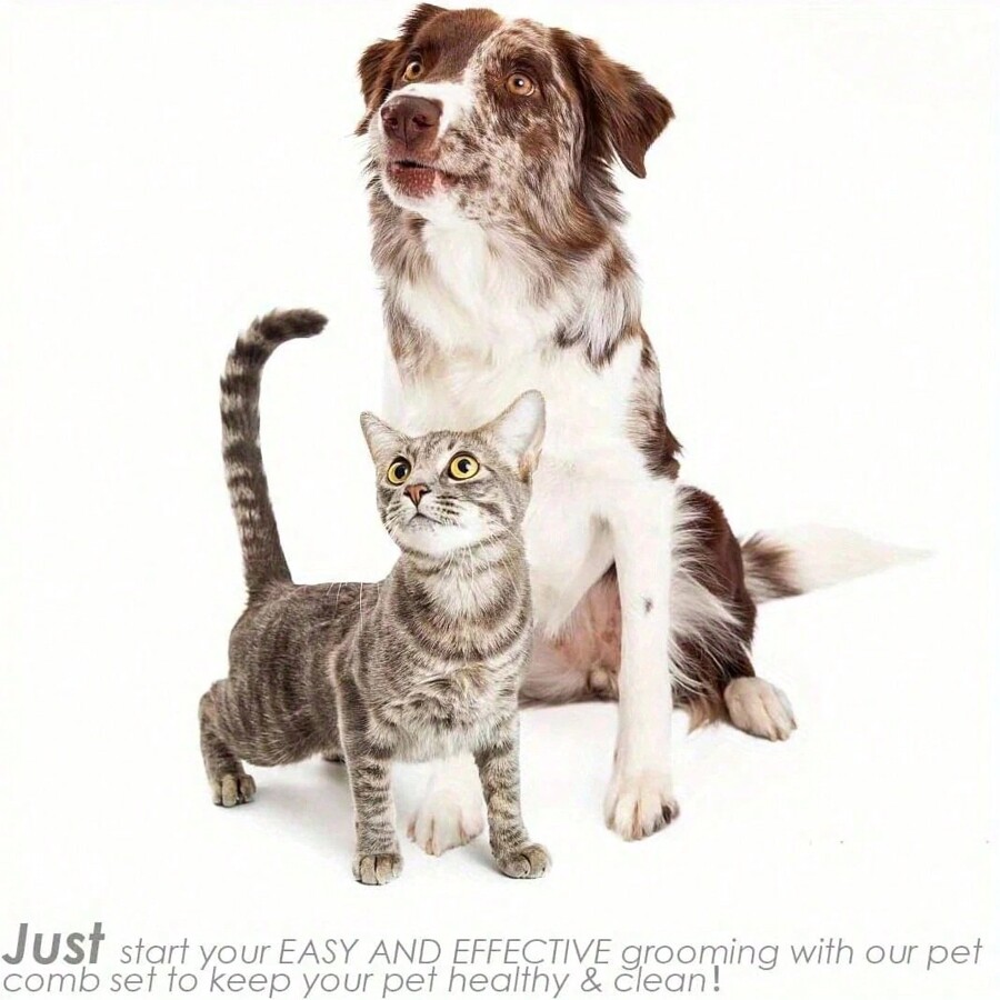 Katzenbürste Gegen Haarausfall - Unterfell Entfilzungswerkzeug Für Hunde & Katzen