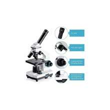 BEBANG 100X-2000X Microscope For Adults With Microscope Slides Kit Professional Biological Microscope For Students School Laboratory - White1 - View 3