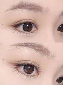 Set de 120 pestañas postizas de girasol transparente con tallo, rizado natural A/B, adecuado para extensión de pestañas principiante - B - Ver 4