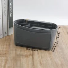 1pc Small/Medium/Large/X-Large Multi-Function Lining Bag, Makeup Bag, Toiletry Bag, Organizer Bag, Foldable & Detachable